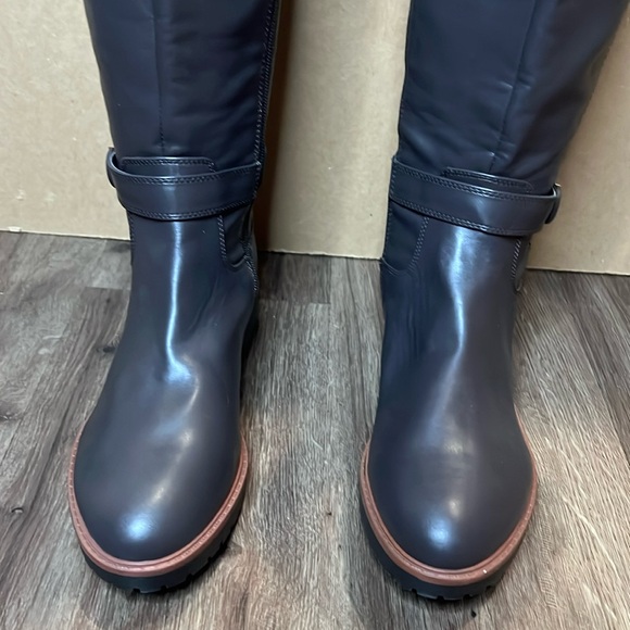 NWOT Tommy Hilfiger Knee High Boots, Greyish Brown, 8.5 - Picture 4 of 15